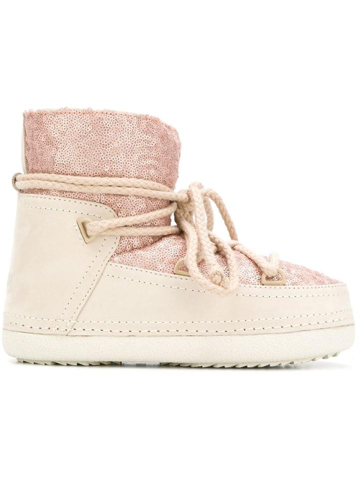Inuiki Sequin Winter Boots - Pink & Purple