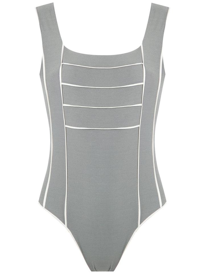 Clube Bossa Doris Panelled Swimsuit - Grey