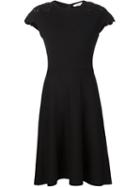 Carolina Herrera Lace Panel Swing Dress