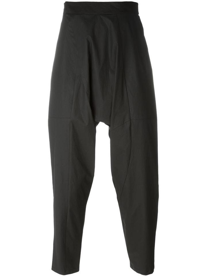 Lost & Found Ria Dunn Folded Pants, Men's, Size: Xs, Black, Cotton/polyurethane