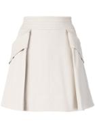 Dorothee Schumacher Draped Front Mini Skirt - Nude & Neutrals
