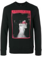 Neil Barrett A Kind Of Red Sweatshirt - Black