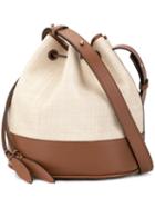 Hunting Season Contrasting Bucket Bag - Neutrals