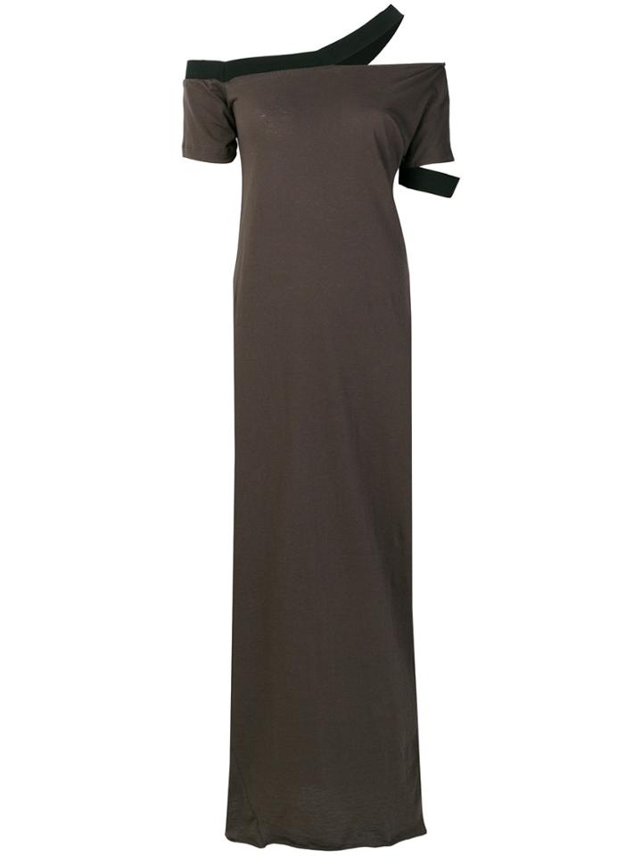 Lost & Found Ria Dunn Asymmetric Neck Dress - Grey