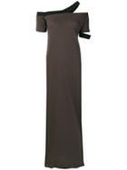 Lost & Found Ria Dunn Asymmetric Neck Dress - Grey