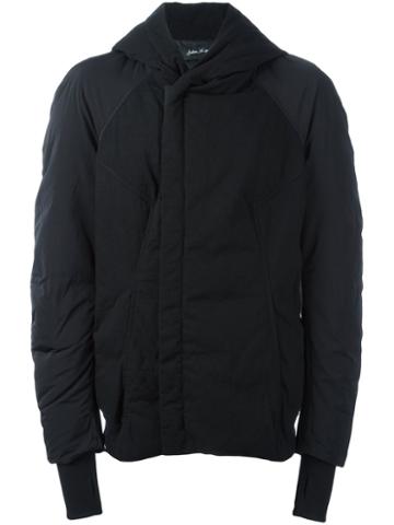 Andrea Ya'aqov Padded Jacket, Men's, Size: Small, Black, Cotton/feather Down/nylon/virgin Wool