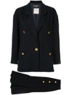 Chanel Pre-owned Cc Setup Two-piece Suit - Blue