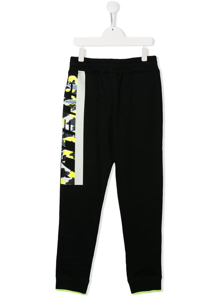 Stella Mccartney Kids Teen Logo Joggers - Black