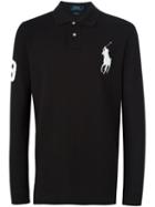 Polo Ralph Lauren Logo Patch Polo Shirt, Men's, Size: Xl, Black, Cotton