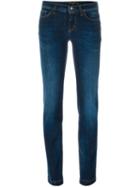 Dolce & Gabbana Straight Leg Jeans, Women's, Size: 38, Blue, Cotton/spandex/elastane