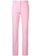 Victoria Beckham Slim Leg Trousers - Pink