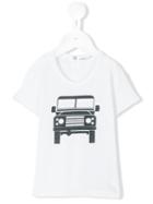 Babe And Tess - Car Print T-shirt - Kids - Cotton/linen/flax - 18 Mth, White