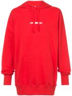 Aimé Leon Dore Oversize Branded Hoodie - Red