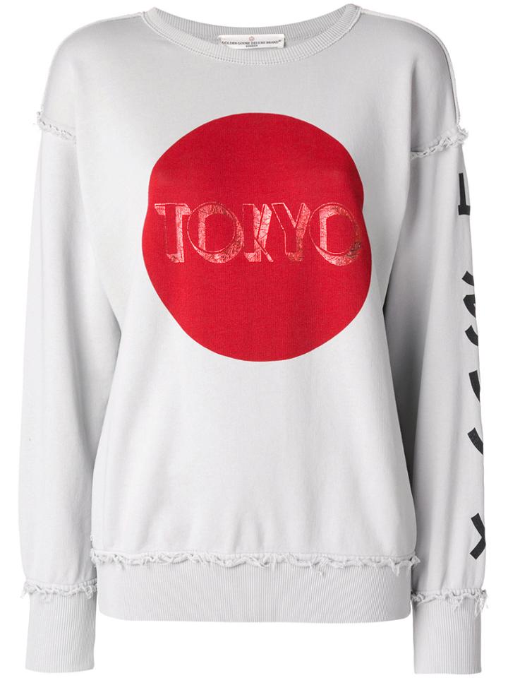 Golden Goose Deluxe Brand Tokyo Print Sweatshirt - Grey