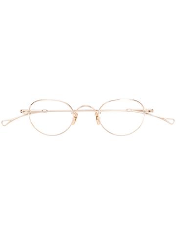 Lunor Round Frame Glasses - Metallic