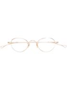 Lunor Round Frame Glasses - Metallic