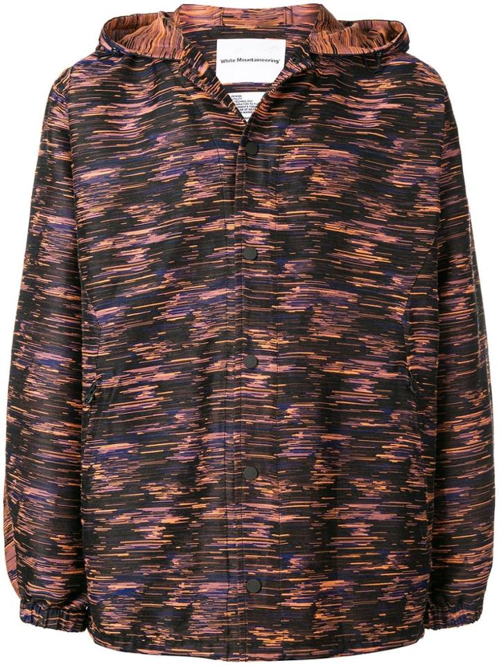 White Mountaineering Noise Pattern Jacket - Black