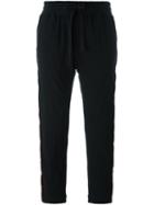 Haider Ackermann Side Stripe Trousers, Women's, Size: Medium, Black, Cotton/spandex/elastane/wool