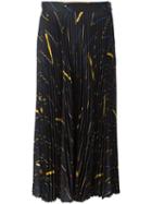 Victoria Beckham 'sunray' Pleated Skirt, Women's, Size: 10, Black, Polyester
