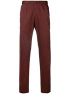 Ermenegildo Zegna Slim-fit Chino Trousers - Red