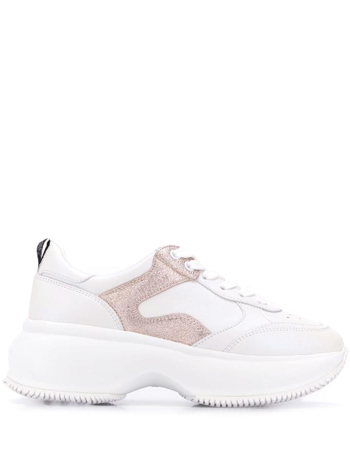 Hogan Maxi Active Platform Trainers - White
