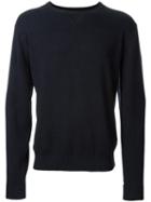 Venroy Crew Neck Jumper, Men's, Size: Xl, Black, Cotton/cashmere