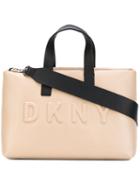 Donna Karan - Logo Shopper Tote - Women - Lamb Skin - One Size, Nude/neutrals, Lamb Skin