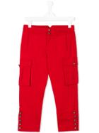 Dsquared2 Kids Button-embellished Cargo Trousers