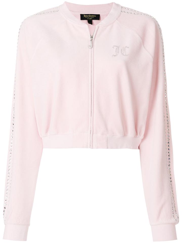 Juicy Couture Customisable Velour Jacket - Pink & Purple