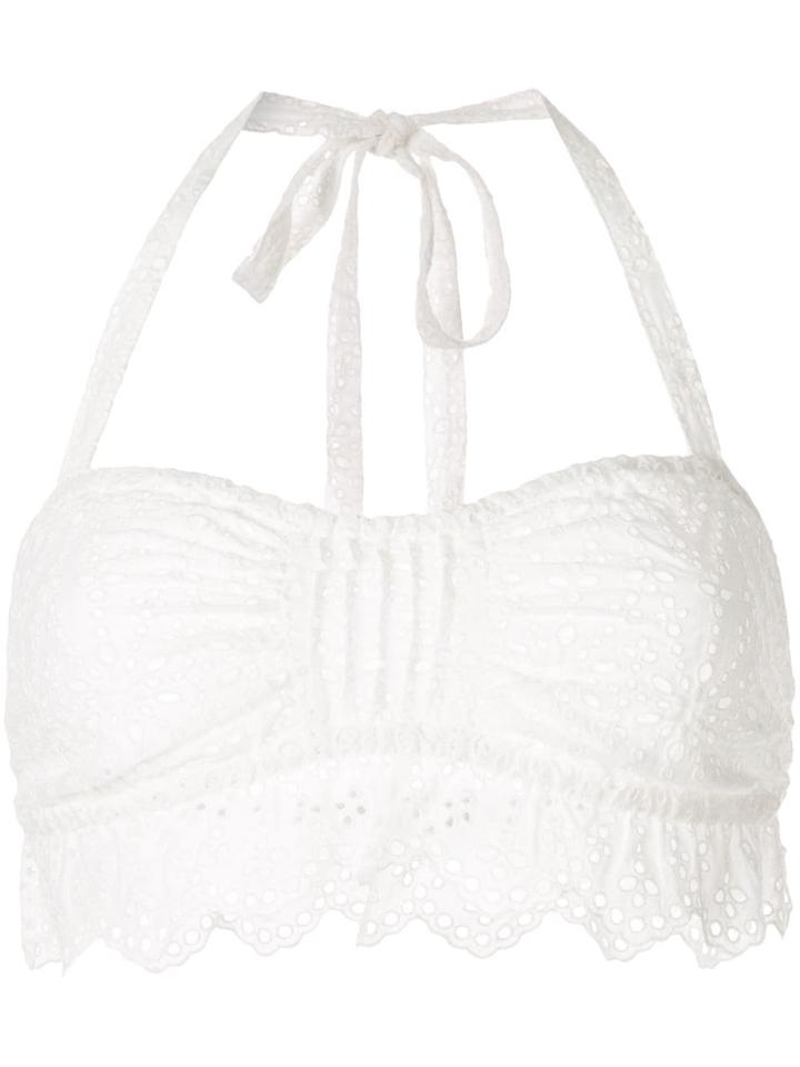 Sir. Amelie Halterneck Top - White