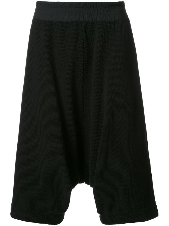 Nil0s Drop-crotch Shorts, Men's, Size: Ii, Black, Cotton