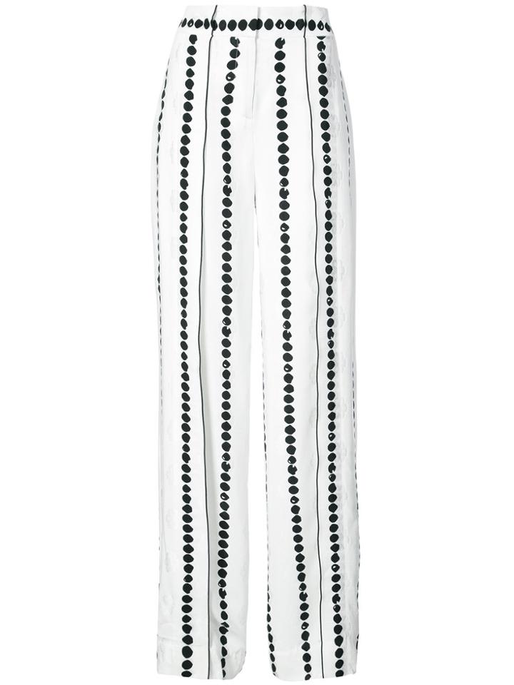 Derek Lam 10 Crosby Pleated Pant - White