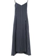 Astraet - Striped Dress - Women - Polyester - One Size, Blue, Polyester