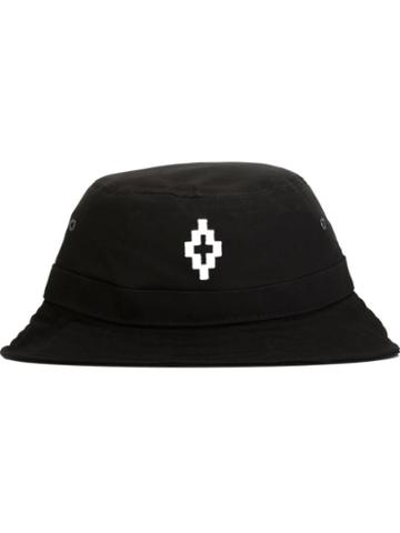 Marcelo Burlon County Of Milan - 'starter Cruz' Bucket Hat - Men - Cotton - One Size, Black, Cotton