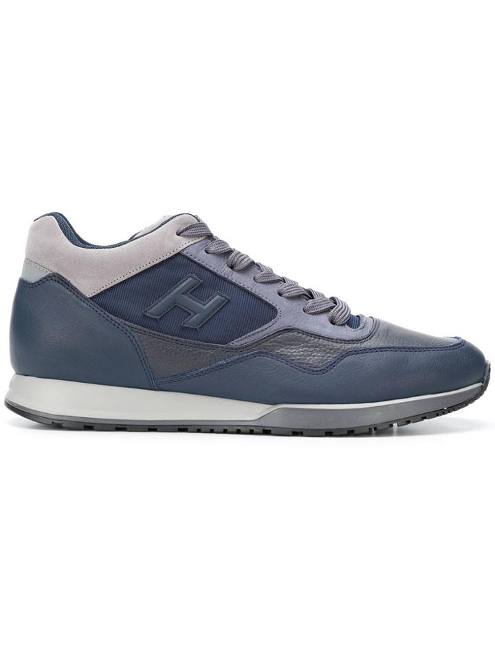 Hogan Low Top Logo Trainers - Blue