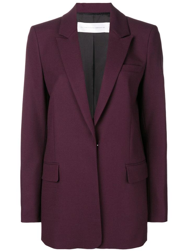 Victoria Victoria Beckham Classic Fitted Blazer - Red