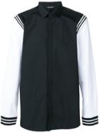 Neil Barrett Bomber Sleeve Shirt - Black