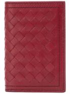 Bottega Veneta Slim Rectangular Card Case - Red