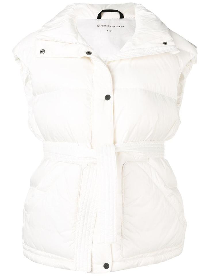 Perfect Moment Oversized Gilet - White