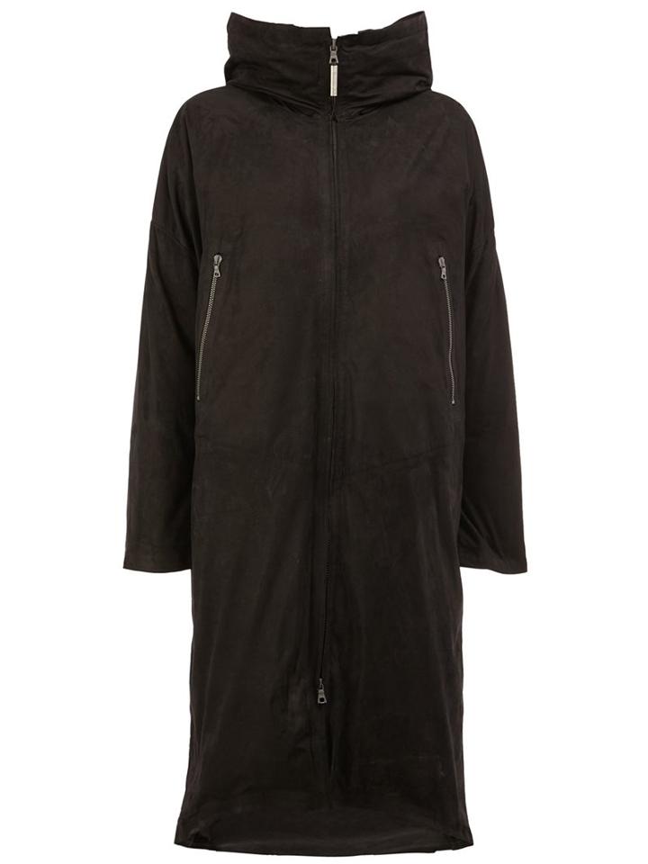 Isaac Sellam Experience Zipped Hooded Coat