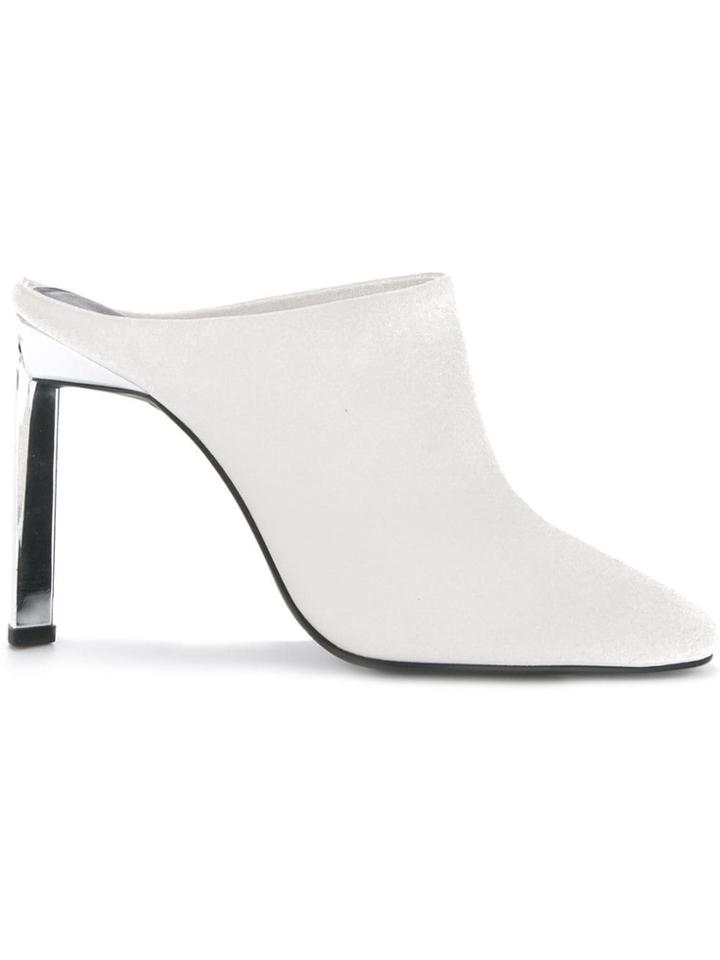 Senso Wynter Heeled Mules - White