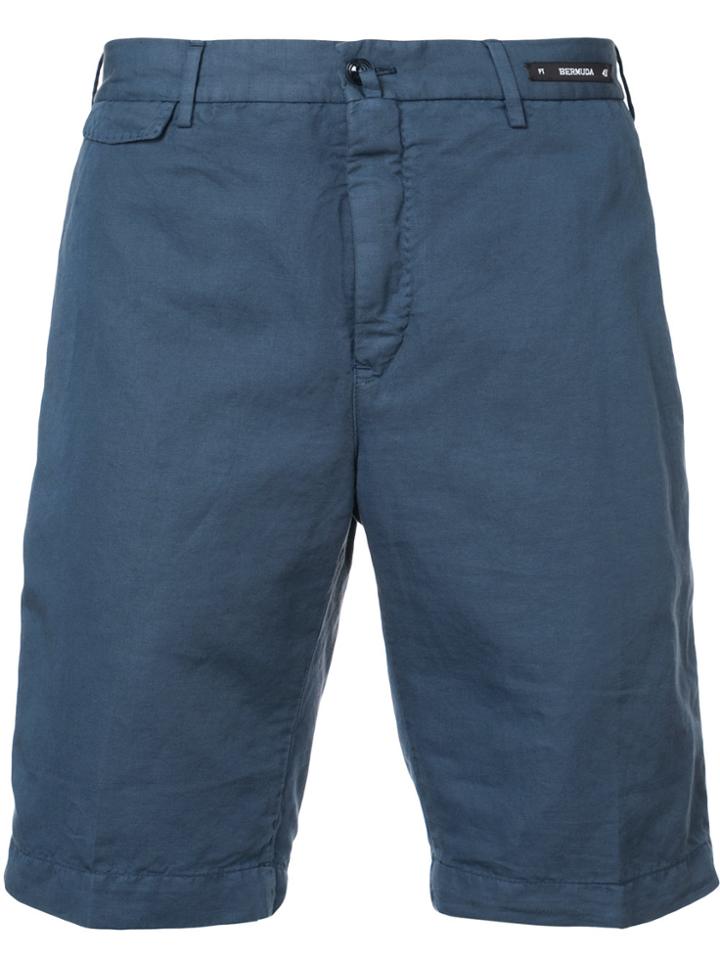 Pt01 Classic Chino Shorts - Blue