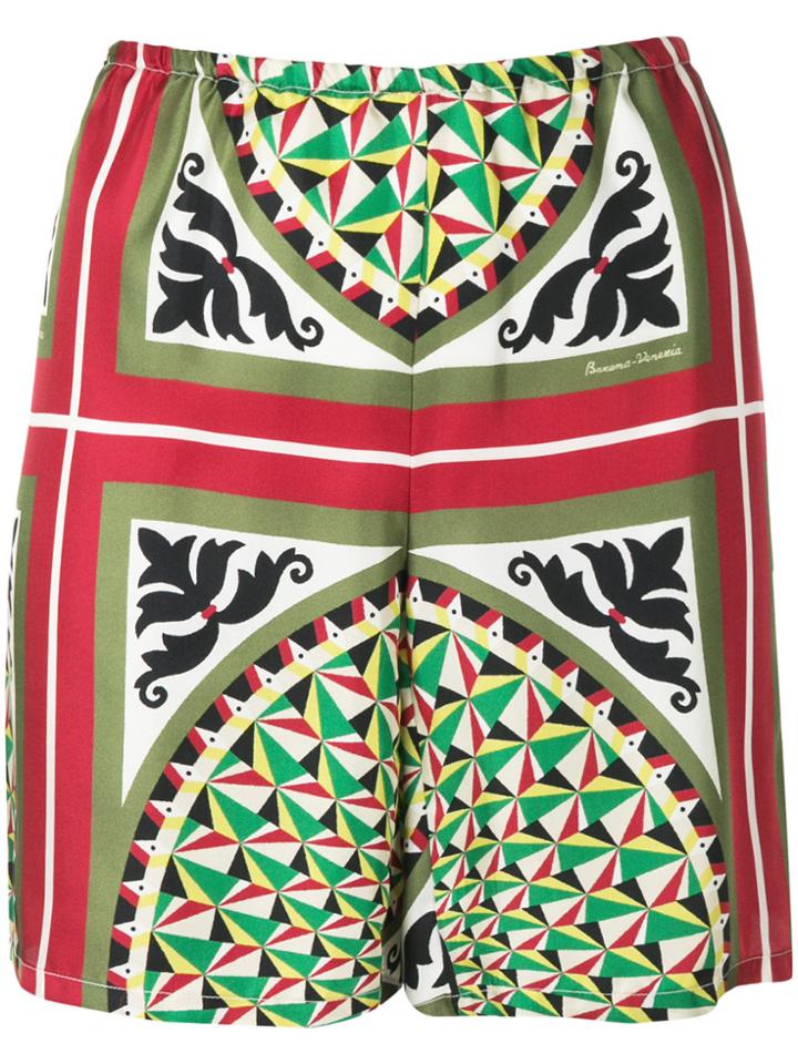 Barena Printed Shorts - Green
