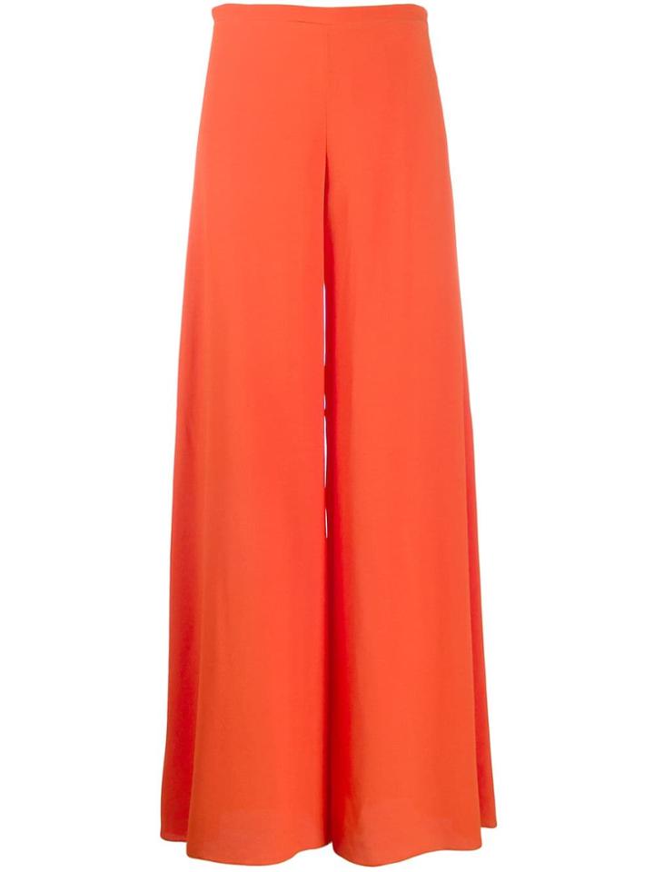 M Missoni Wide Leg Summer Trousers - Orange