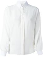 Lanvin Wide Sleeve Shirt, Women's, Size: 38, White, Silk