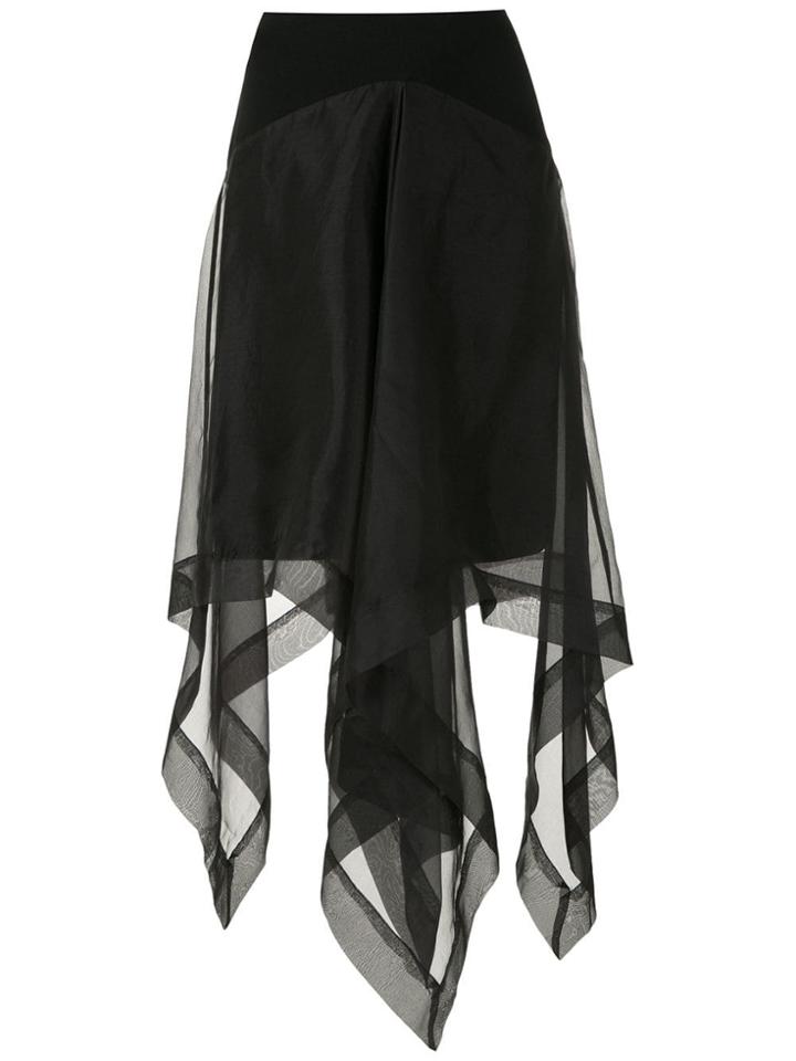 Uma Raquel Davidowicz Mentor Silk Skirt - Black