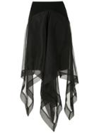 Uma Raquel Davidowicz Mentor Silk Skirt - Black