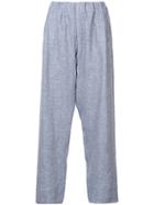 Stephan Schneider Manner Wide Leg Cropped Trousers - Blue