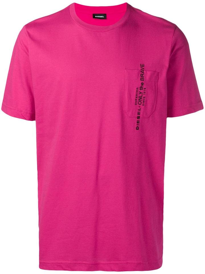 Diesel T-just-pocket T-shirt - Pink