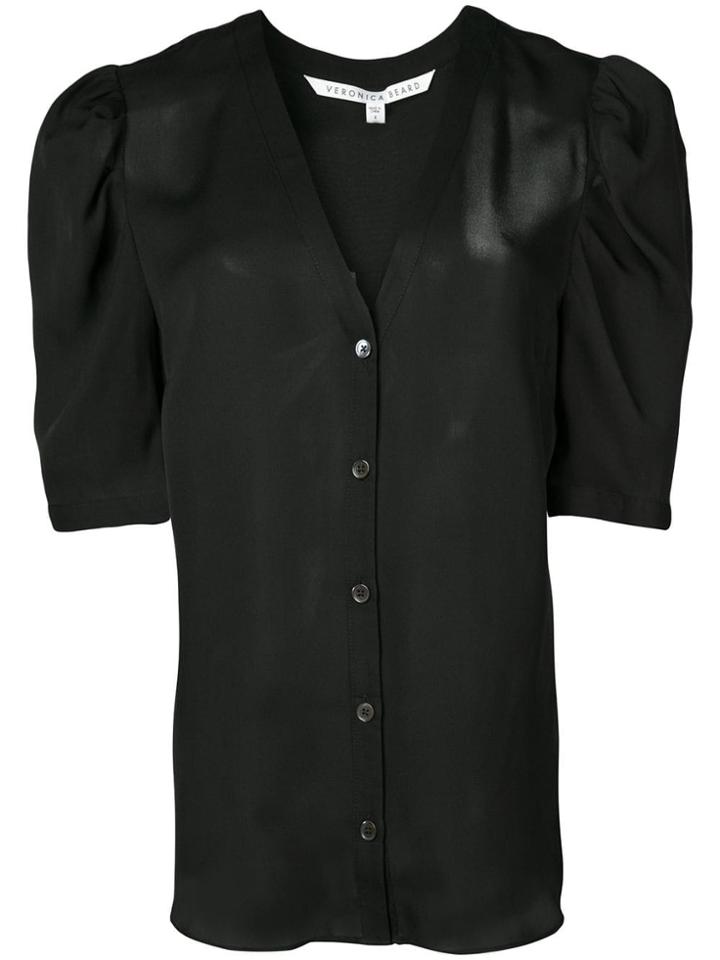 Veronica Beard V-neck Shirt - Black